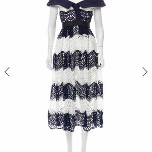 •	Self-Portrait A-Line Dress